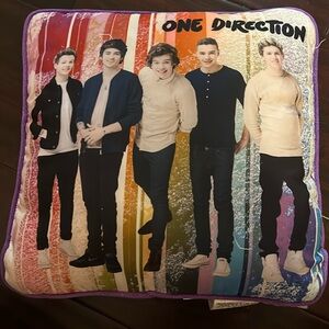 One direction throw pillow rare